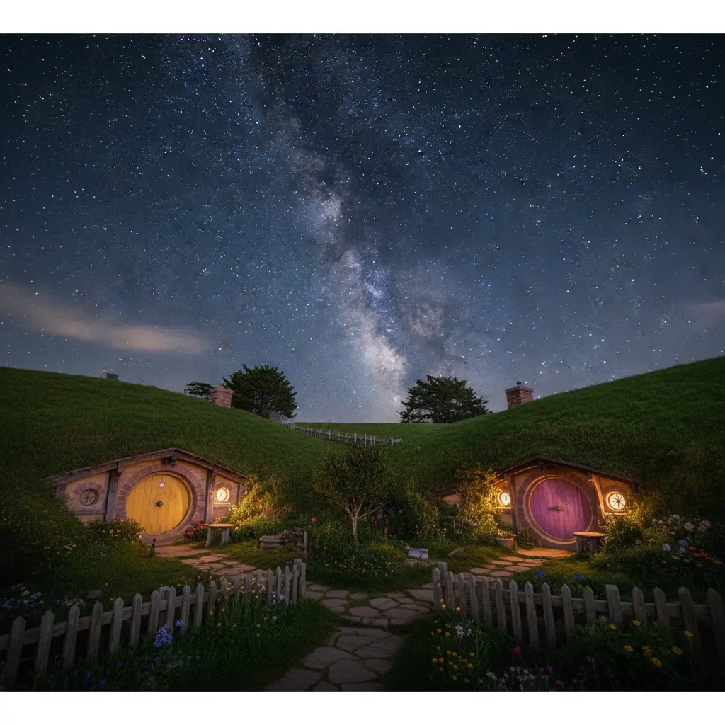 Hobbiton Movie Set